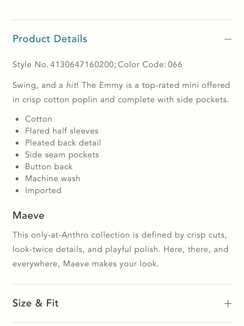 Anthropologie Maeve Pink and Green Striped Swing Top - Picture 9 of 9